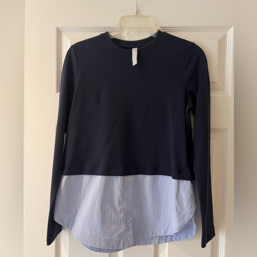 Like new Athleta twofer top size XXS